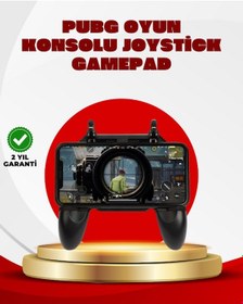 Resim Hnrlıshp Pubg Mobile Uyumlu Joystick Ve Parmak Tetikli Oyun Gamepadi 