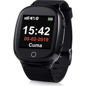 Resim Tsmart S03 GPS Akıllı Yetişkin Saati - Siyah 