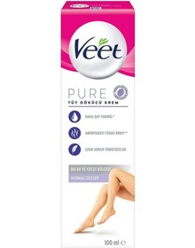 Resim Veet Tüy Dökücü Krem Bacak ve Vücut Bölgesi Normal Ciltler 