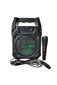 Resim güvenlisepet Greatnice Bluetooth Hoparlör Karaoke Mikrofonlu Fm Radyolu Usb Tf Giriş 6.5'' Hd Sound Ses Bombası 