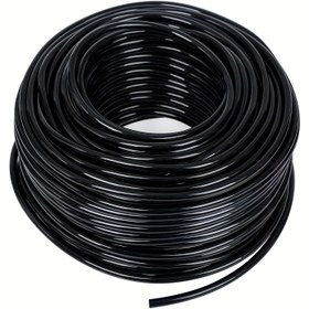 Resim Esnek Bahçe Sulama Hortumu, Avrupa ve Amerikan Dişleri için Evrensel Bağlantı Aparatıyla 150FT 1/4 İnç Vinil Damlama Sulama Borusu, Dar Alanlar İçin İdeal - Yumuşak ve Dayanıklı Sulama Borusu 