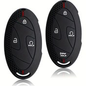 Resim Premium Koruyucu Anahtar Kılıfı, Belirli Modern Araba Modelleri İçin Uygundur, Sonata, Santa Fe ve Ioniq 6 Uzaktan Kumandalı Anahtar Fobları ile Uyumlu - Silikon Malzemeden Yapılmıştır - Darbeye Dayanıklı ve Aşınmaya Karşı Dayanıklı - Tam Oturan ve Renk Solmayan. 