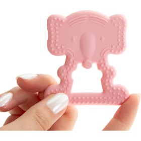Resim Babyjem Yumuşak Diş Kaşıyıcı Fil Pembe 