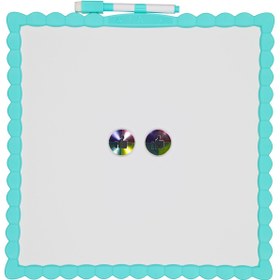 Resim Mikro Magnetic Çift Taraflı Yazı Tahtası 29Cmx29Cm - Yeşil - Yeşil / Standart 