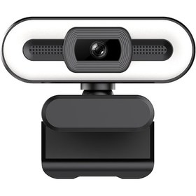 Resim Teltree 4k Usb Webcam 5mp: Plug & Play, Mikrofonlu, Işık Desteği İle Canlı Yayın, Video Konferans Ve Arama 