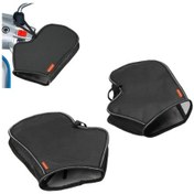 Resim Mesorock Mg1105 Elektrikli Bisiklet Güneş Koruyucu Eldiven Açık Yaz Gidon Kaputu, Boyut: Bir Beden Siyah , Boyut:mg1105 