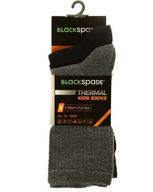 Resim Blackspade Koyu Antrasit Çocuk Spor Çorap 42-9996 