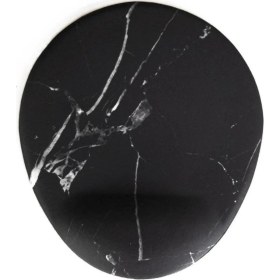 Resim Office Küp Bilek Destekli Mouse Pad Siyah Mermer 