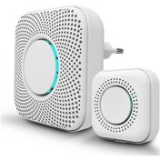 Resim Singree "36 Melodili Kablosuz Kapı Zili - 8 Seviye Ses, 100m Menzil, Enerji Tasarruflu" 