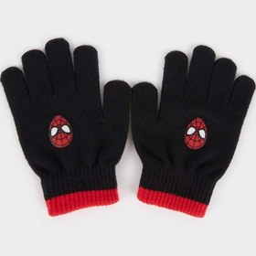 Resim Defacto Erkek Çocuk Marvel Spiderman Triko Eldiven X9305a625wnbk32 Siyah 