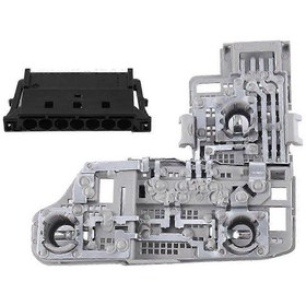 Resim Mercedes W204 C-serisi 2012-2014 C180/c200/c220/c280/c300/c350 Gri Beyaz İçin Sağ Arka Lamba Ampulü Soketi 