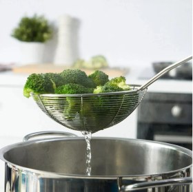 Resim Feyza Design Paslanmaz Çelik 3'lü Çay Süzgeci Seti, Çap 20CM ve 15CM 