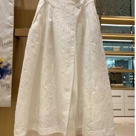 Resim Kadınlar için Şık Beyaz A-Line Midi Etek - Yüksek Bel, Zayıflatan Etki, Yaz İçin Rahat Şık Tasarım, Küçük Figürler İçin Mükemmel, Mevsimsel Moda | Şık Rahat Etek | Avrupa El Sanatları 