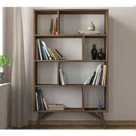 Resim Dekorister Flamingo Kitaplık Ceviz 