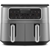 Resim Karaca Air Pro Cook Duo Ev Yemeği Xxxl 8 Litre Airfryer Cool Gray 8 Kişilik 