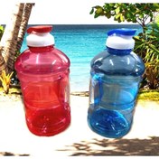 Resim STARWARE 2.5 Lt Kulplu Mini Plastik Yuvarlak Damacana Mavi 