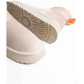 Resim Aidan Kadın Bej Kışlık İçi Kürklü Kalın Taban Bot Karışık - Çok Renkli 