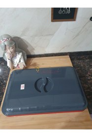 Resim BAROTTİ 2'li Dikdörtgen Uyumlu Plastik Borcam Kapağı Taşımaya Uygun Borcam Kapak (gri-kırmızı) 