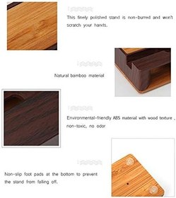 Resim cep telefonu hoparlörü Cep Telefonu Ses Amplifikatör Ses Amplifikatör ile Ahşap Cep Telefonu Standı Telefon Tutucu Danışma Destek Cep Telefonu Standı 