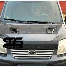 Resim Ford Tourneo Connect Uyumlu Piano Black Kaput Üstü Havalandırma Izgarası (01) (Sts Oto Aksesuar) 