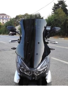 Resim Motocam Rks Blade 250 Ön Cam 2023-2026 Model 75cm Siyah Renkli 4mm Uzun 