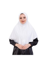 Resim Modish Group Tek Parça Hazır Başörtüsü Türban Şal Kolay Takılan Uzun Şal Viskon Krem 