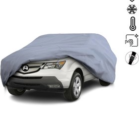 Resim Teksin Acura MDX SUV Araba Brandası 2001-2012 Araba Brandası Miflonlu Su Geçirmez 4 Mevsim Araba Brandası 