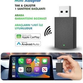 Resim Kablosuz Android Auto/car Play Usb Dongle Cihazı 