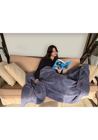 Resim Wellsoft Tek Kişilik Battaniye 150x200 Antrasit 