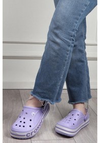 Resim 216 G Lila Unisex Hafif Esnek Sabo Terlik Lila 