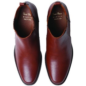 Resim Camel Bot Kadın Utıel Toni Pons Leather Cowboy Ankle Boots Wıth Heel kahverengi 