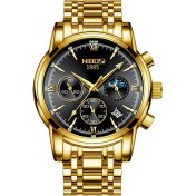 Resim Nıbosı Kronograf Erkek Saatleri Suya Dayanıklı 2516 Mavi (Yurt Dışından) 