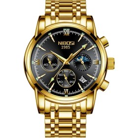 Resim Nıbosı Kronograf Erkek Saatleri Suya Dayanıklı 2516 Mavi (Yurt Dışından) 