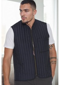 Resim Y9611 Dewberry Erkek Yelek-lacivert Lacivert 