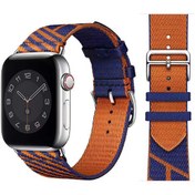 Resim Watch Ultra 49mm Kordon Uyumlu KRD-51 Hasır Strap Kayış CLO- NO5 