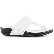 Resim Muya Ara 31163-287 Anatomik Taban Parmak Arası Kadın Terlik Beyaz Siyah 36-40 Beyaz - Siyah 