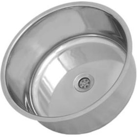 Resim Ece Banyo Premium Yuvarlak Krom Eviye Paslanmaz K-38 430 Kalite 