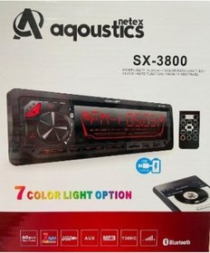Resim Aqoustics Sx 3800 Bt 7 Renk Bluetooth Özellikli Oto Teyp N11.794 