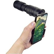 Resim Monoküler Teleskop Yüksek Güçlü Teleskop 4k 10-300x40mm Akıllı Telefon Tutucu Ve Tripod Bak4 İle Zoom Açık Yeşil 