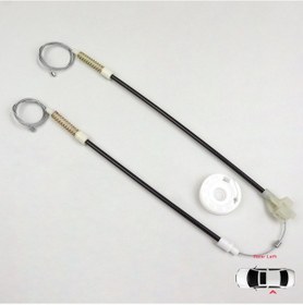 Resim VW Golf MK3 Vento Jetta 1992-1999 İçin Arka Sol Cam Kriko Seti 