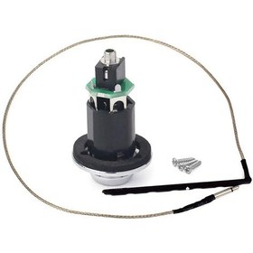 Resim Akustik Gitar Enstrüman Parçaları Aksesuarı Için Piezo Pikap Jakı 2.5mm Giriş 