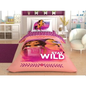 Resim Taç Lisanslı Nevresim Takımı Spırıt Stay Wıld Tek Kişilik 