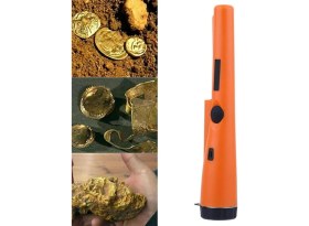 Resim Anunnaki Pointer Altın Metal Dedektörü Titreşimli Pinpointer Pil + Taşıma Çantası Hediye 