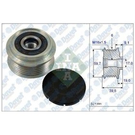 Resim Alternator Kasnagı Astra G-h Corsa C-d 1.7cdtı 