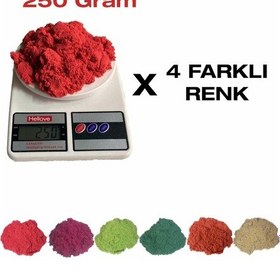 Resim Hellove Kurumayan Kinetik Kum 4 Renk 1 KG 250 G 4 Adet 