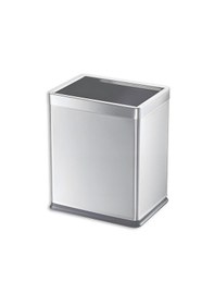 Resim Soho Kapaksız Çöp Kovası İnox 6 Litre 304 Kalite Paslanmaz Çelik Krom 