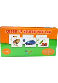 Resim Eğitim Kartları Eşleme ve Kavram Kartları Eğitici ve Öğretici 