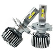 Resim H4 Vrpro Silver Xenon 6000k-6500k Saf Beyaz Işık Led Zenon 18000l 