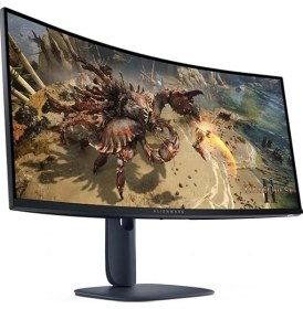 Resim Misda Store AW3425DWM 34 3440X1440 Wqhd 180Hz 1ms HDMI Dp Freesync Premium Hdr 400 Curved Gaming Monitor 