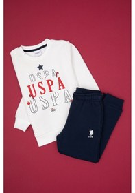 Resim U.s. Polo Assn. Erkek Çocuk Beyaz Pijama Takım 50319068-vr013 Beyaz 